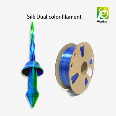 Gloeidraad van de de Zijde de Dubbele Kleur van de plagloeidraad, Twee Kleuren 3d Printer Filament