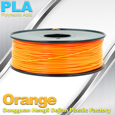 Biologisch afbreekbare Oranje 3d de Printergloeidraad 1.75mm van PLA materialen voor 3d druk
