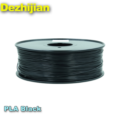 ODM PLA 3d Dimensionale Nauwkeurigheid van de Printergloeidraad +/- 0,03 mm 1 kg-Spoel 1,75 mm-Zwarte