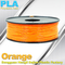 Biologisch afbreekbare Oranje 3d de Printergloeidraad 1.75mm van PLA materialen voor 3d druk