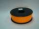 Eco Vriendschappelijke ABS 3D Printergloeidraad 1.75mm Oranje 3D de Drukgloeidraad van Fluro