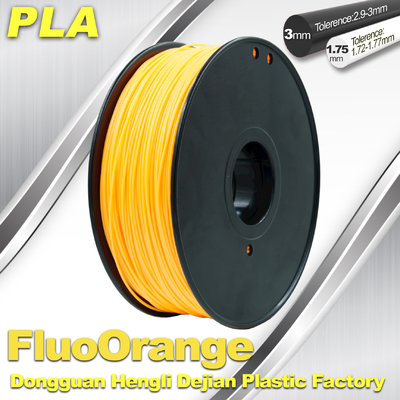 Eco Vriendschappelijke PLA Fluorescente Gloeidraad 1.75mm/3.0mm 3D Drukgloeidraad