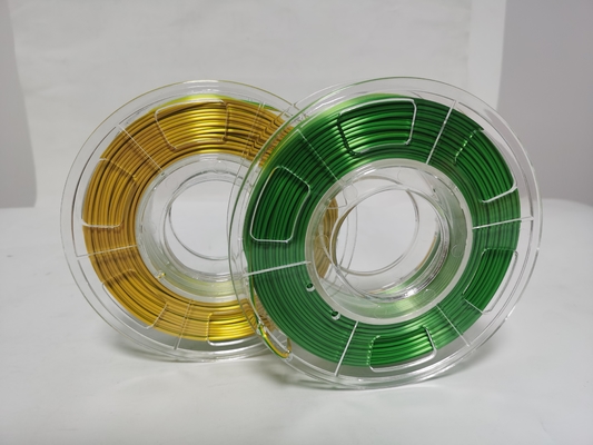 250 g zijde dubbelkleurige tripkleurfilament voor FDM 3D printer pla filament