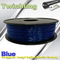 Blauwe Gloeidraad 1,75 3.0mm Fonkelende Gloeidraad 200°C van de Kleuren Flexibele 3D Printer - 230°C