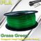 De gloeidraadpla 1.75mm materialen van de gras Groene biologisch afbreekbare 3d printer