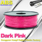 Gekleurde ABS 3d Printergloeidraad 1.75mm/3.0mm, Donkere Roze ABS Gloeidraad