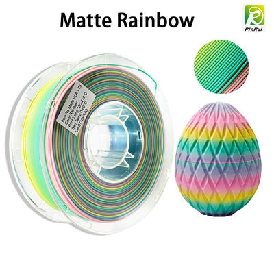 PINRUI 3D Printer PLA Matte Rainbow 1.75mm 1kg Meerdere kleuren Geschikt voor de meeste FDM-printers