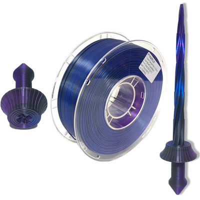De gloeidraad van de reiskleur, dubbele kleurengloeidraad, zijdegloeidraad, plagloeidraad, 3d gloeidraad