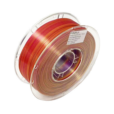 De gloeidraad van de reiskleur, dubbele kleurengloeidraad, zijdegloeidraad, plagloeidraad, 3d gloeidraad