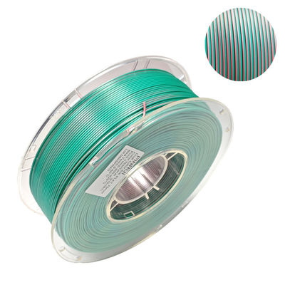 de dubbele gloeidraad van de kleuren 3d printer, zijdegloeidraad, plagloeidraad, 3d printergloeidraad