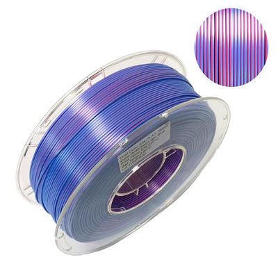 de dubbele gloeidraad van de kleuren 3d printer, zijdegloeidraad, plagloeidraad, 3d printergloeidraad
