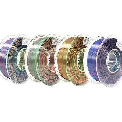 PINRUI Rainbow PLA zijdeachtig PLA 1,75 mm 1 kg Meerdere kleuren PLA Kleurgradiënt filament voor 3D-printen