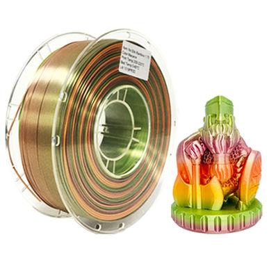 PINRUI Rainbow PLA zijdeachtig PLA 1,75 mm 1 kg Meerdere kleuren PLA Kleurgradiënt filament voor 3D-printen