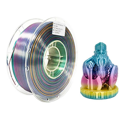PINRUI Rainbow PLA zijdeachtig PLA 1,75 mm 1 kg Meerdere kleuren PLA Kleurgradiënt filament voor 3D-printen