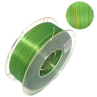 3d de zijdepla Gloeidraad 1.75mm van PrinterFilament dubbele kleur voor 3d Printer Printing