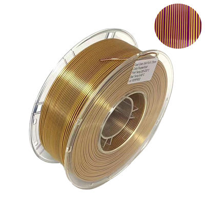 PINRUI zijde twee kleur filament, pla 1,75 mm 3d printer filament, 3d filament