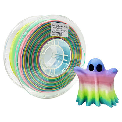 PINRUI 3D printer Filament Regenboog Dromerige kleur 1,75 mm 1 kg Meerdere kleuren passen bij de meeste FDM-printers