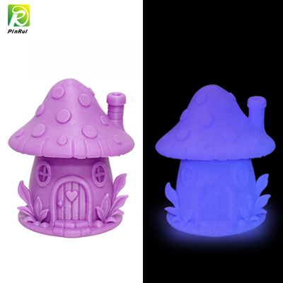 PINRUI Glow-in-the-Dark PLA filament Purple Color 3D printer staven verkrijgbaar