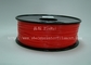 ABS Douane 1kg/Lichtgevende 3d de printerverbruiksgoederen van de broodjes Fluorescente Rode Gloeidraad