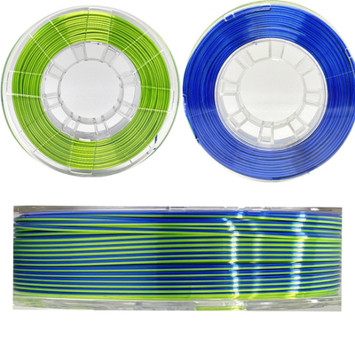 1.75mm de Gloeidraad Dubbele Kleur van de Drie Kleurenzijde voor 3d Druk