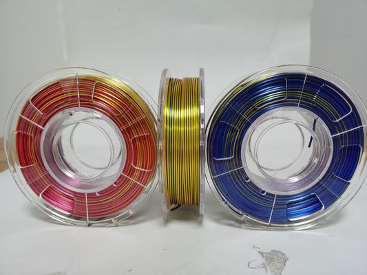 3d de printergloeidraad van de reiskleur, zijdegloeidraad, 3d printergloeidraden