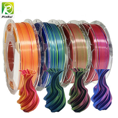 zijde 1,75 mm 3d printer dubbelkleurig pla filament 2 kleur