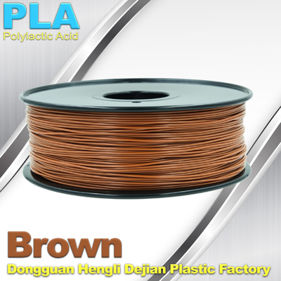 Bruine PLA-Gloeidraad 3D Printer Materials 1kg/spoel