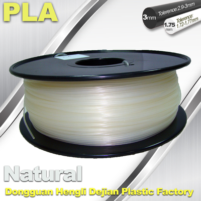 De vlotte Transparante gloeidraad van PLA 1.75mm/3.0mm 3d drukgloeidraad