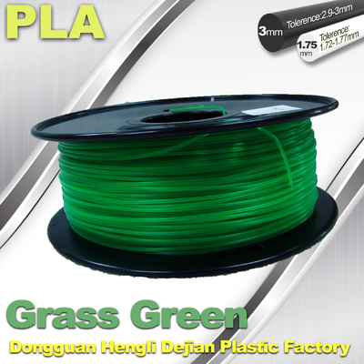 De gloeidraadpla 1.75mm materialen van de gras Groene biologisch afbreekbare 3d printer