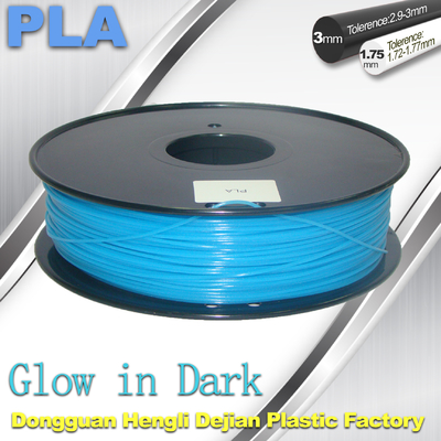 Gloed in de Donkere Gloeidraad voor 3D Printerpla Gloeidraad 1.75mm/3.0mm