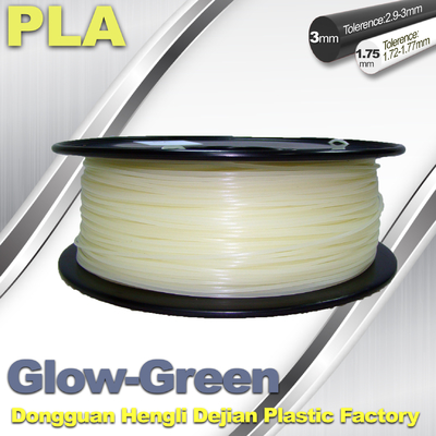 1.75mm/3.0mm PLA Gloeidraadgloed in Donkergroen voor 3D Printer