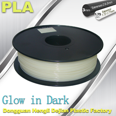 3D Printer Materiële Gloed in de Donkere Gloeidraad Green1.75/3.0mm PLA