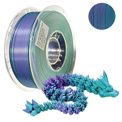 PINRUI Dual Color Pla zijde filament 1.75mm Bi-Color 3D printer Pla zijde filament 1kg (2.2lbs)