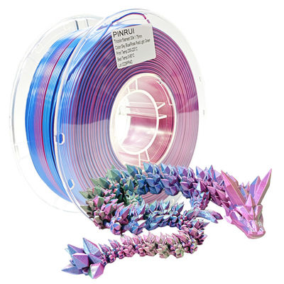 PINRUI Triple Color PLA Silk Filament 1.75mm 1kg Spool Triple Color PLA Silk Filament past bij de meeste FDM-printers