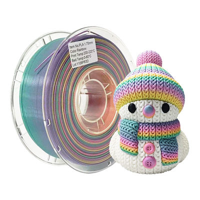 PINRUI 3D Printer PLA Rainbow 1.75mm 1kg Meerdere kleuren