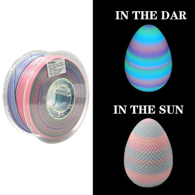 PINRUI Glow Rainbow PLA 1kg 1,75mm Kleur veranderen in het donker Voor 3D-printer